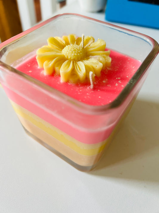 10 oz Clear Glass Cube