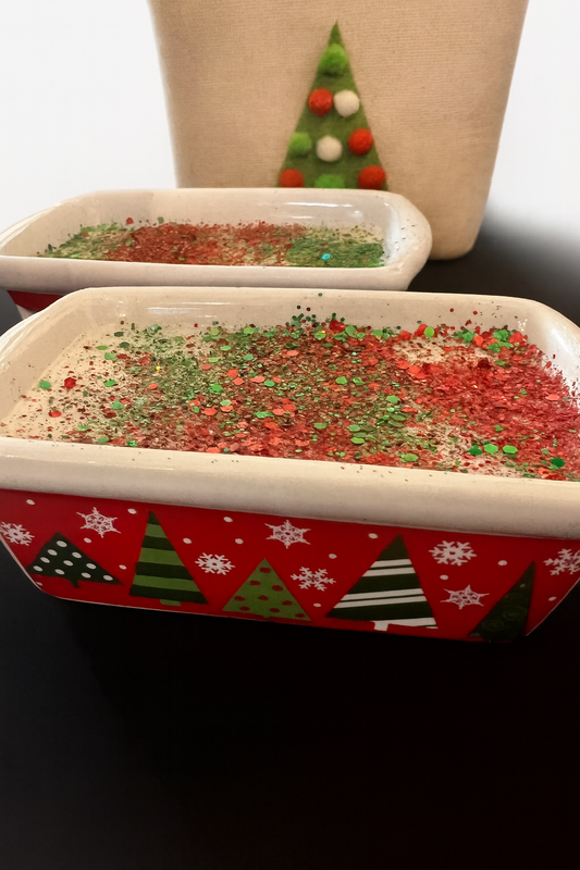 Christmas Ceramic Butter Dish