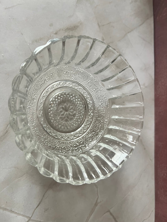 Trellis Pattern Small Dessert Bowl