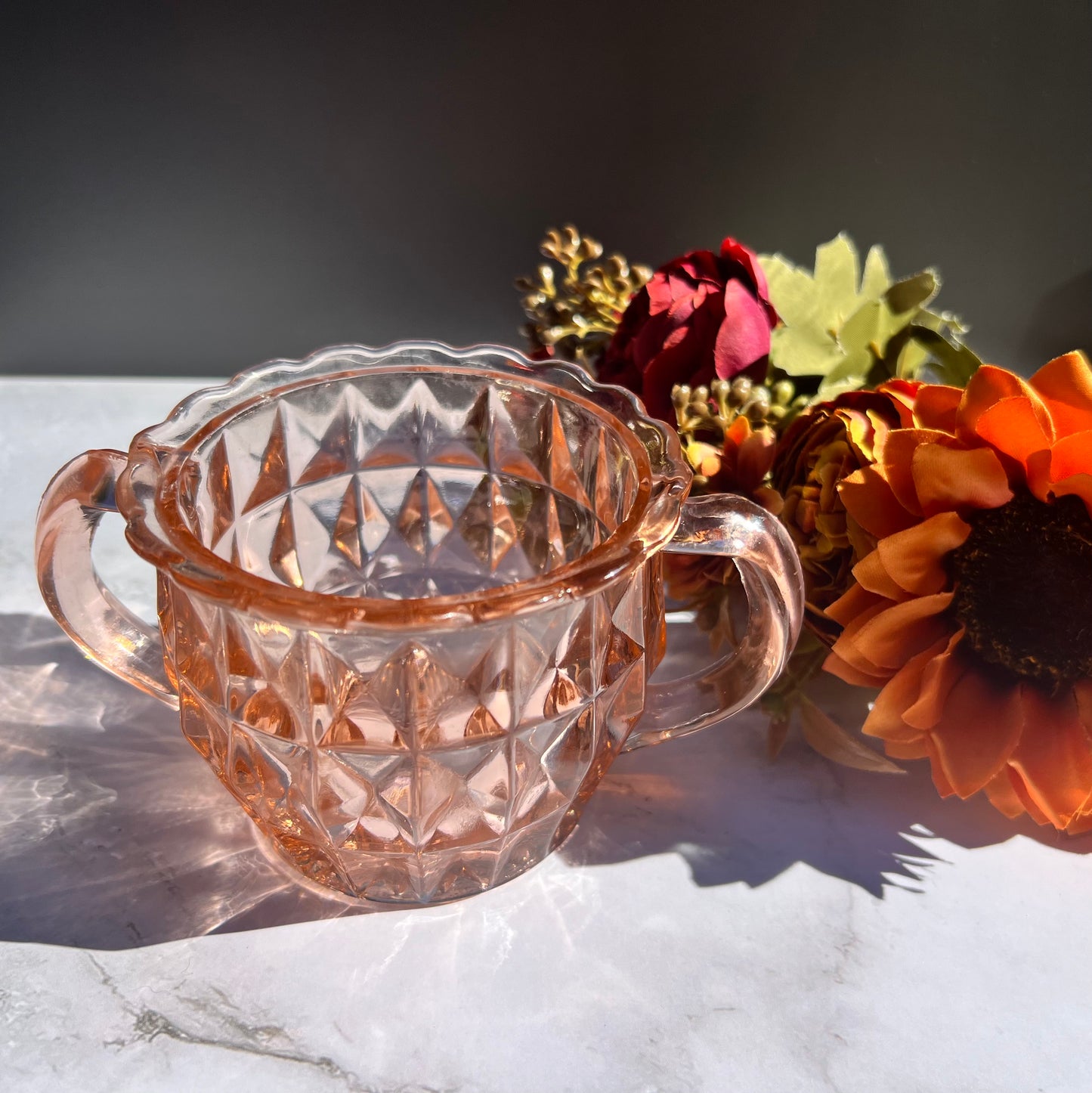 Vintage Pink Depression Glass