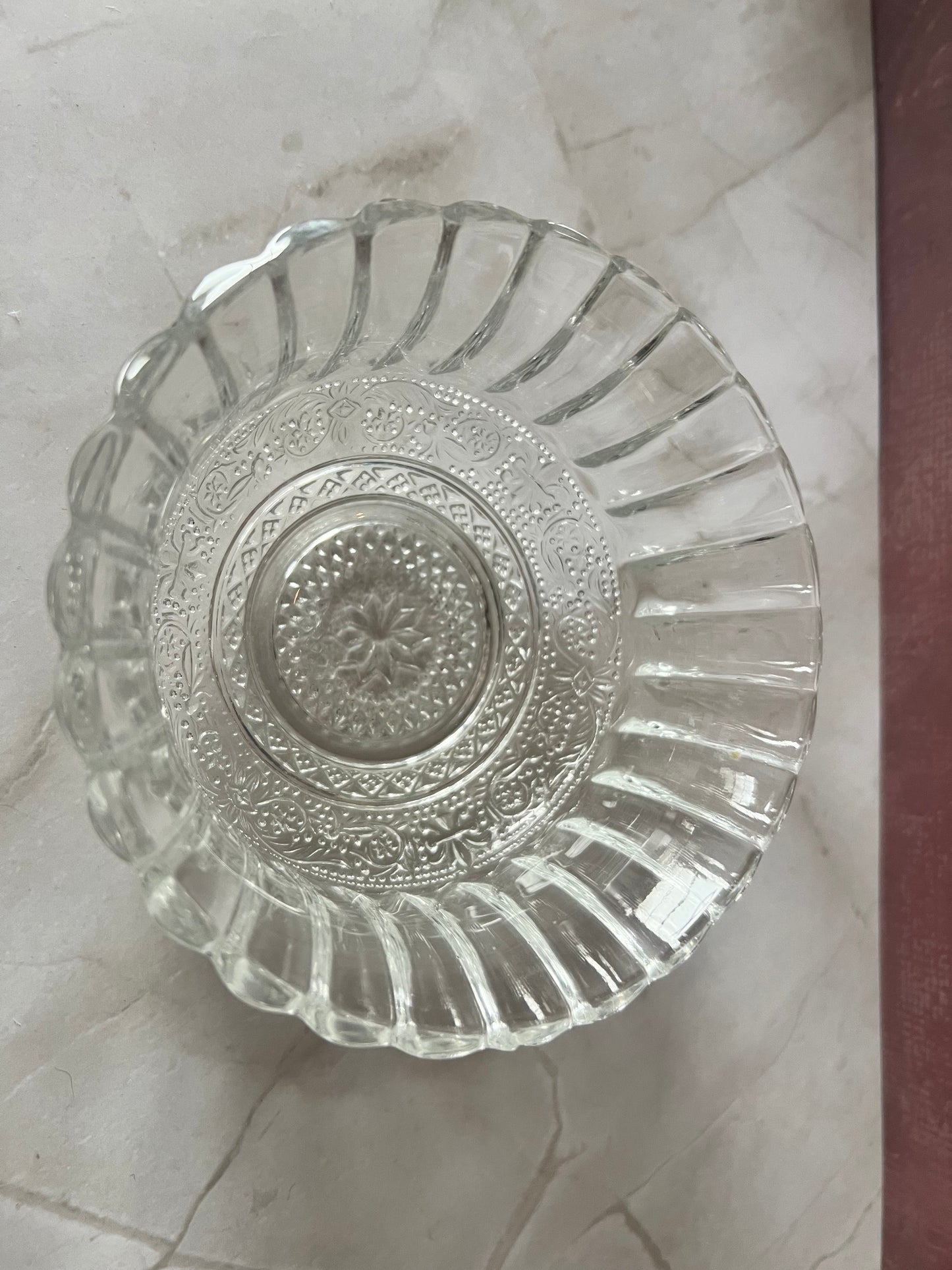 Trellis Pattern Small Dessert Bowl