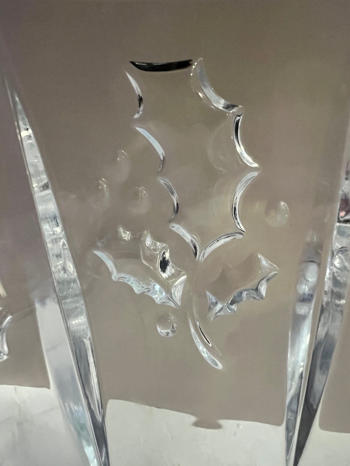 St. George Christmas Holly Vase