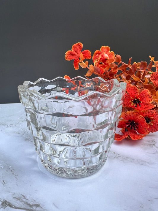 Vintage Clear Sugar Cup