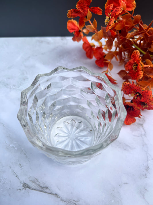 Vintage Clear Sugar Cup