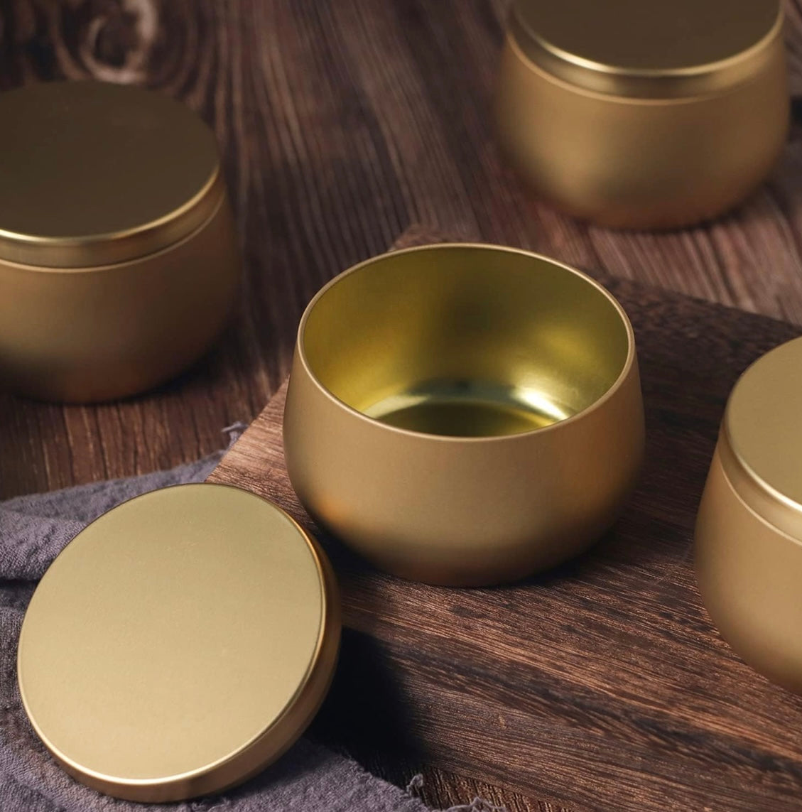 6 oz Metal Tin w/Lid