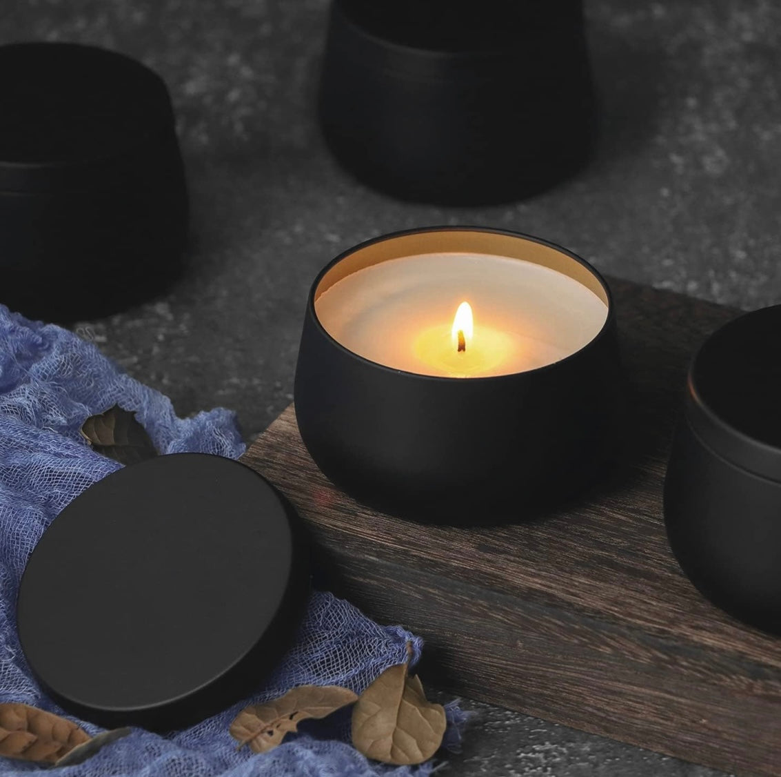 6 oz Metal Tin w/Lid