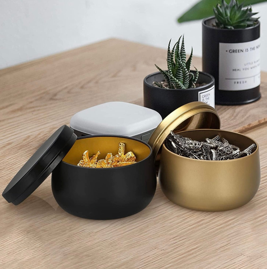 6 oz Metal Tin w/Lid