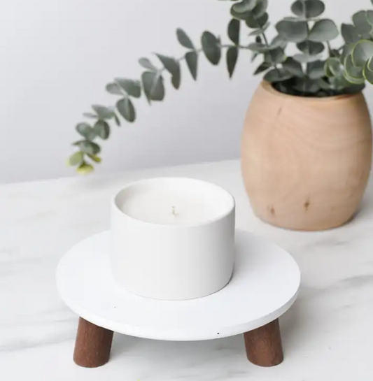 5 oz Mini White Ceramic