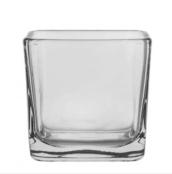 10 oz Clear Glass Cube