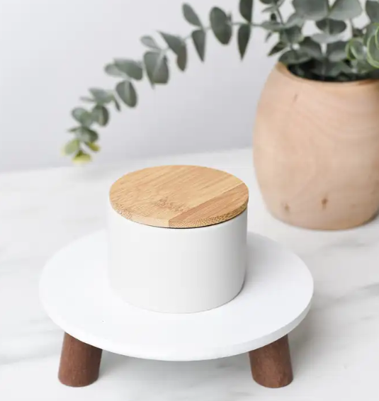 5 oz Mini White Ceramic